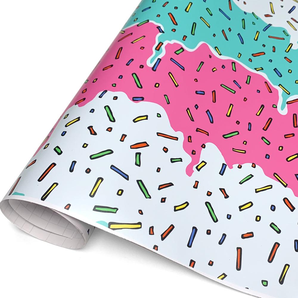 

New Self-Adhesive Candy Color Camouflage Stickers for Motorcycles and Cars. 30x150
