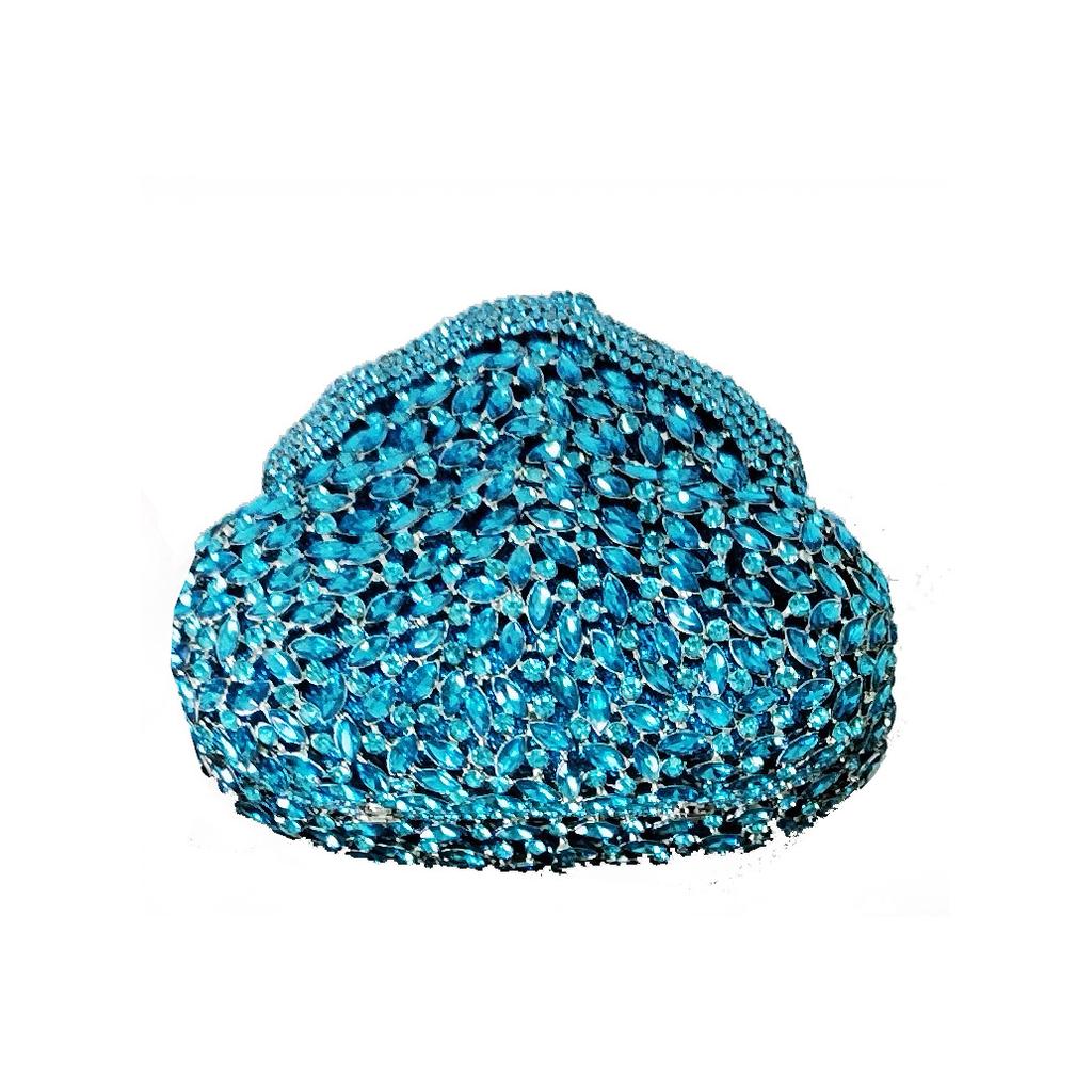 Rhinestone Evening Bag Gold/Red/Champagne Diamond Wedding Bridal Clutches Crystal Hard Metal Purses And Handbags Formal Party