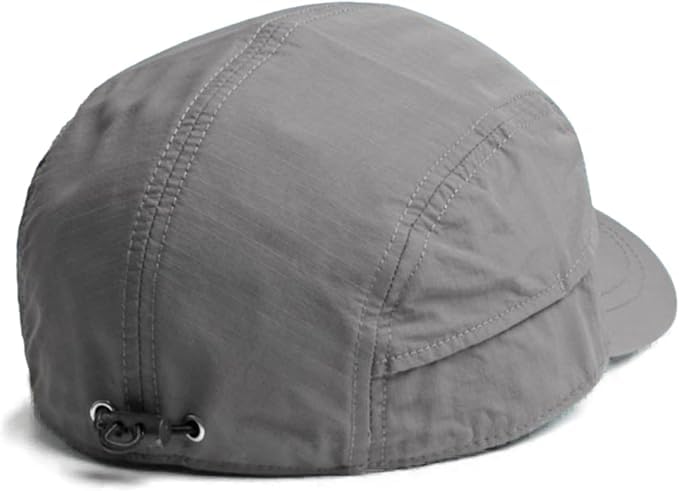 HABERRY Jet Short Available in 2 Plus Sizes Men's Cap, 4-Panel, Brim, Breathable, (JP, Alphabet, M, Beige)