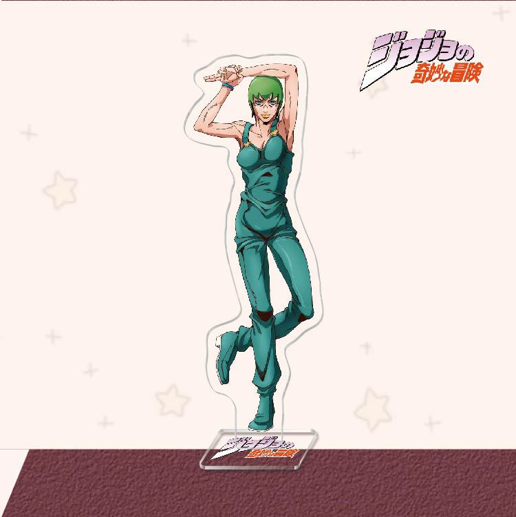 JoJo's Bizarre Adventure Animation Comics Peripheral Toys JOJO Dio Acrylic Stand-Up Sign Anime Action Figure Model Collection