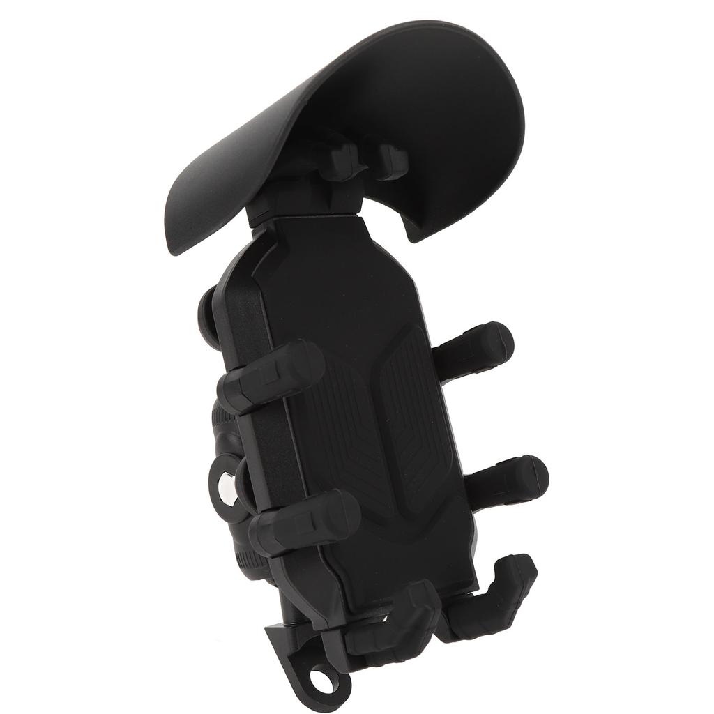 Motorcycle Phone Mount with Vibration Dampener and Safety Lock Adjustable Handlebar Phone Bracket Fo