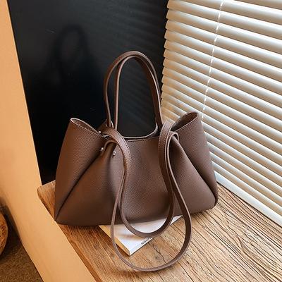 Einfache Große Tasche, Stilvolle Umhängetasche, Großes Fassungsvermögen, Geeignet für Pendler, Tragetasche