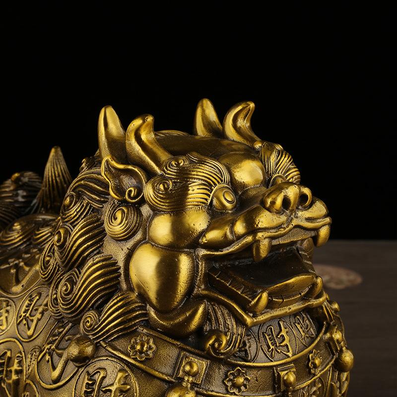 Of Ornaments Wealth Prosperity Pixiu Pair Copper Wholesale