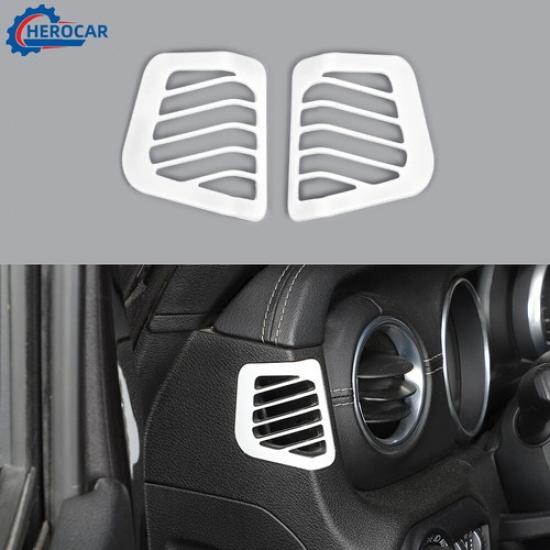 

2X Car Dash Side AC Air Vent Cover Bezel Trim For Jeep Wrangler JL /Gladiator JT