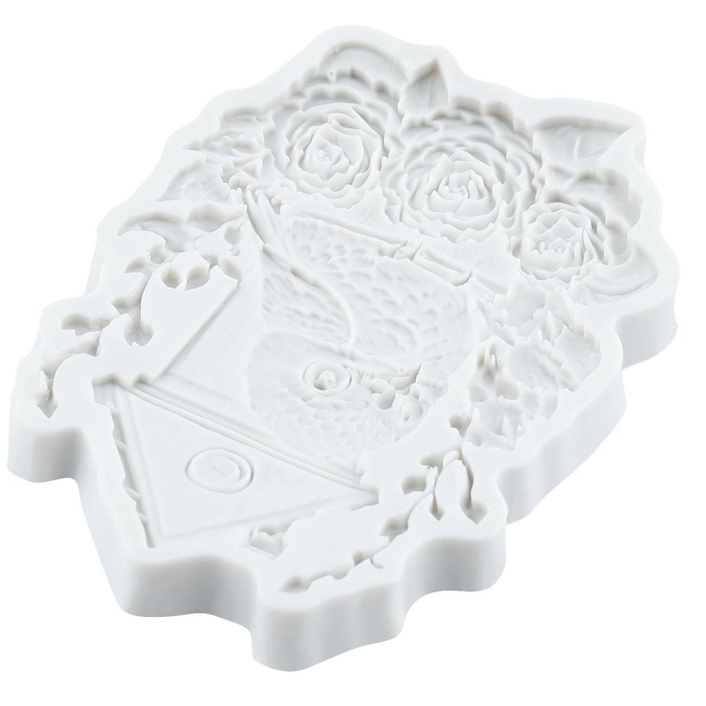 Owls Bird Silicone Molds Owls Fondant Mold Cake Decorating Tools Cupcake Topper Candy Chocolate Gumpaste Mold