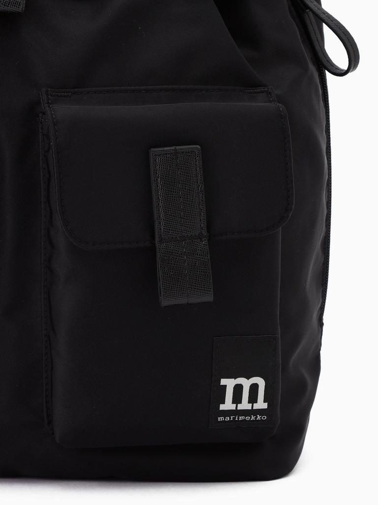 Marimekko Everything Backpack L Solid Backpack, Women's, 52152239291198, Black