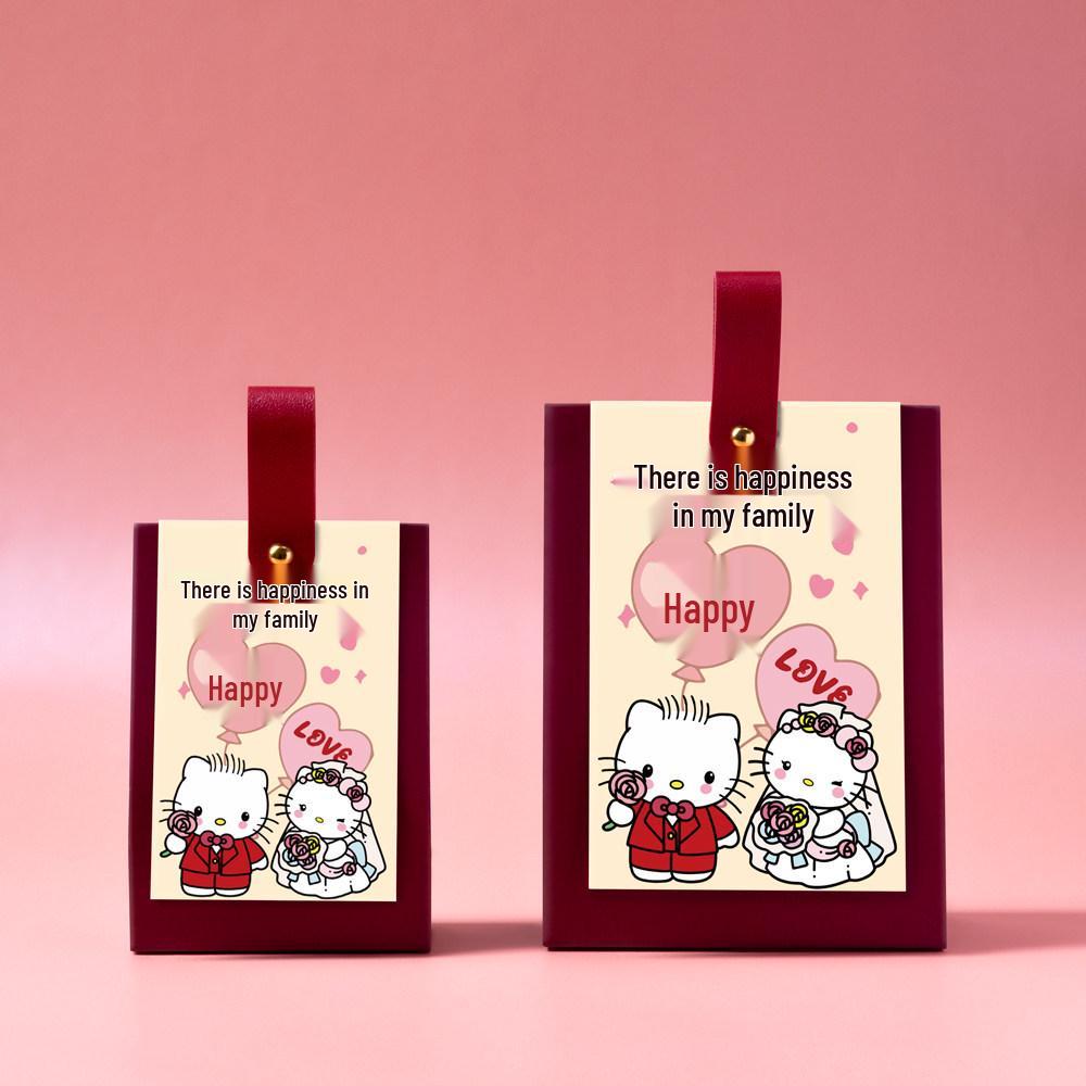 2026 Creative Handheld Wedding & Engagement Candy Box - Elegant Party Favor Small