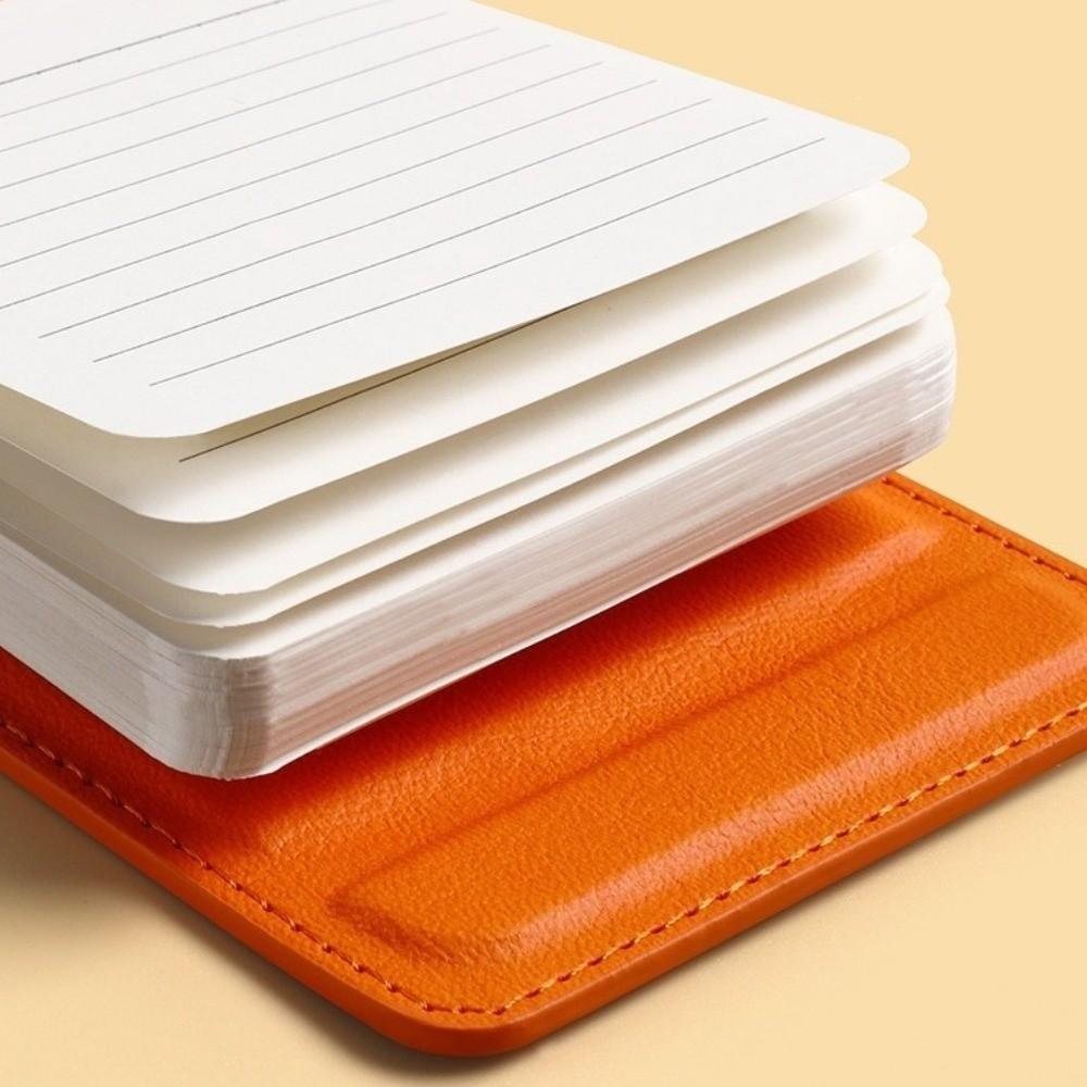 A7 Loose-leaf Notebook PU Leather Mini Journal Durable Note Pad Travel