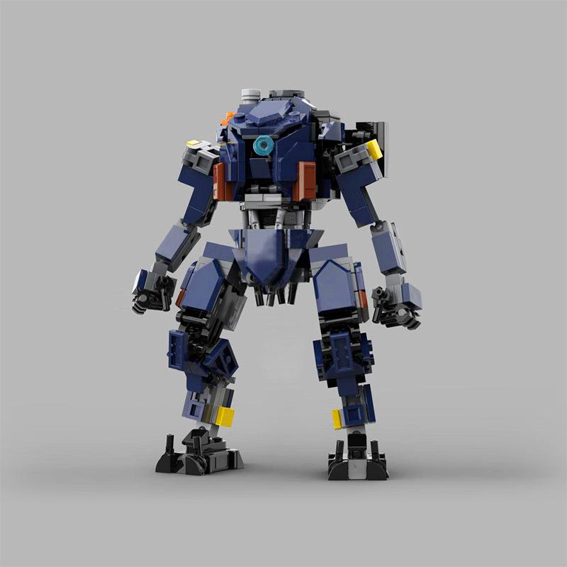 Buildmoc Titanfalleds Legion Ion Titan Mech Robots Figures MOC Set Building Blocks Toys for Children Kids Gifts 470PCS Bricks