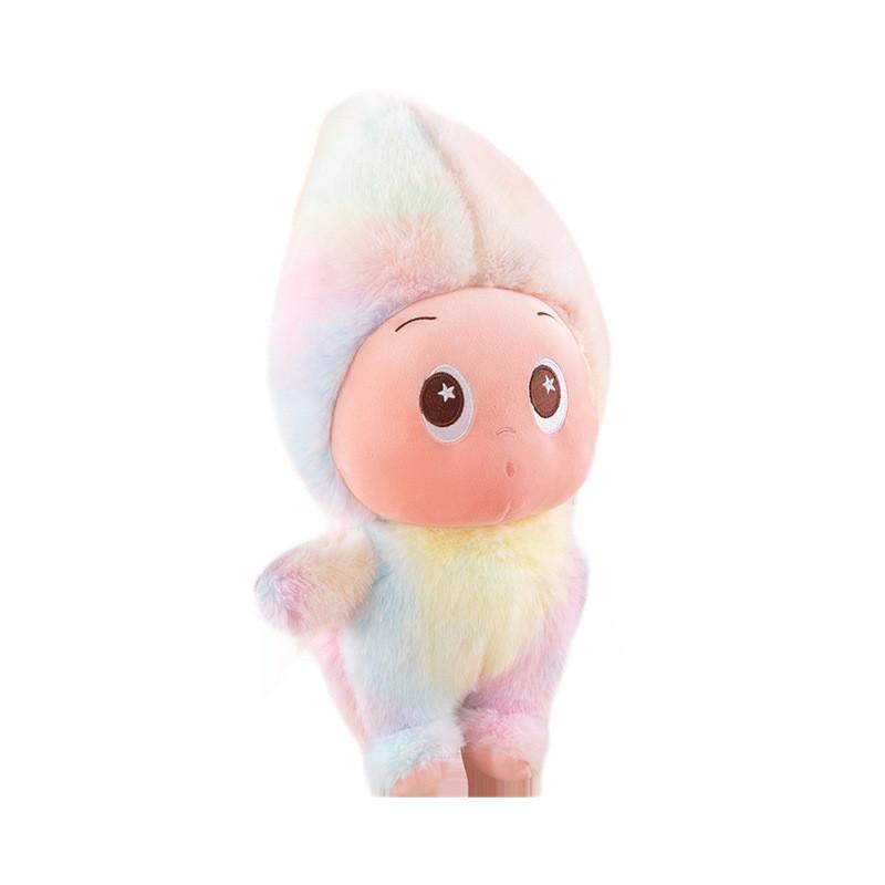Süßes Glitzer-Personen-Stofftier für Kinder, weicher Schlafbegleiter, Geschenk