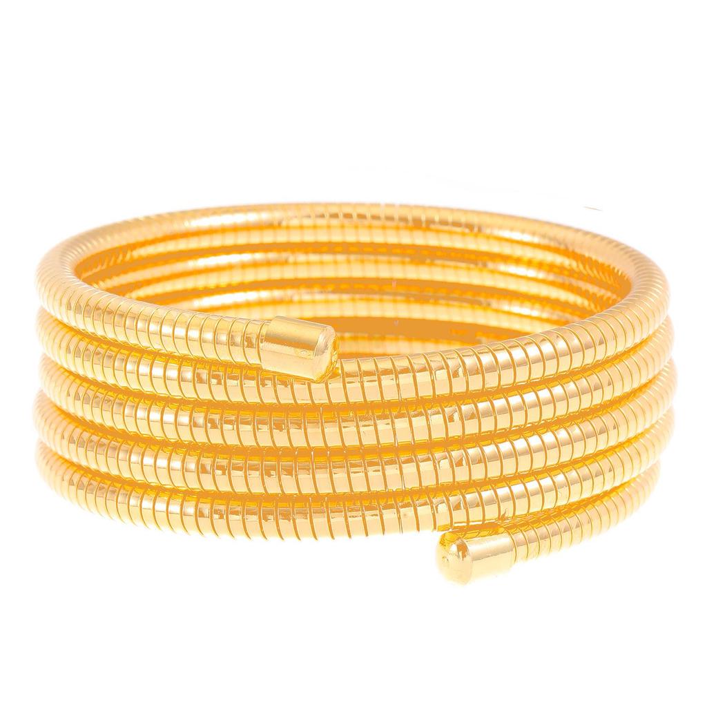 Retro Multi-Layer Elastic Wrap Bracelet with Anti-Knot Design