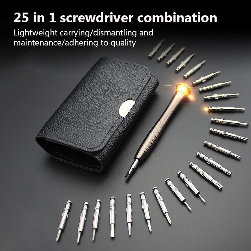 Schraubendreher-Set 25 in 1 Torx Multifunktionales Öffnungs-Reparaturwerkzeug-Set Präzisionsschraubendreher Für Handys Tablet-PC Handwerkzeuge