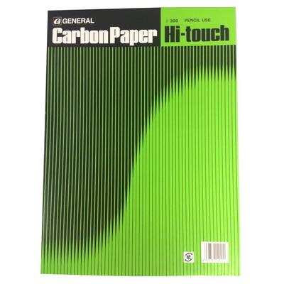 General Carbon Paper High Touch Black Double Sided Writing #300K 100 Sheets