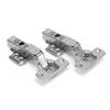 Pair Trailer Cabinet Hinge Spring Buffer Adjustable Cold Rolled Steel for Wardrobe Kitchen