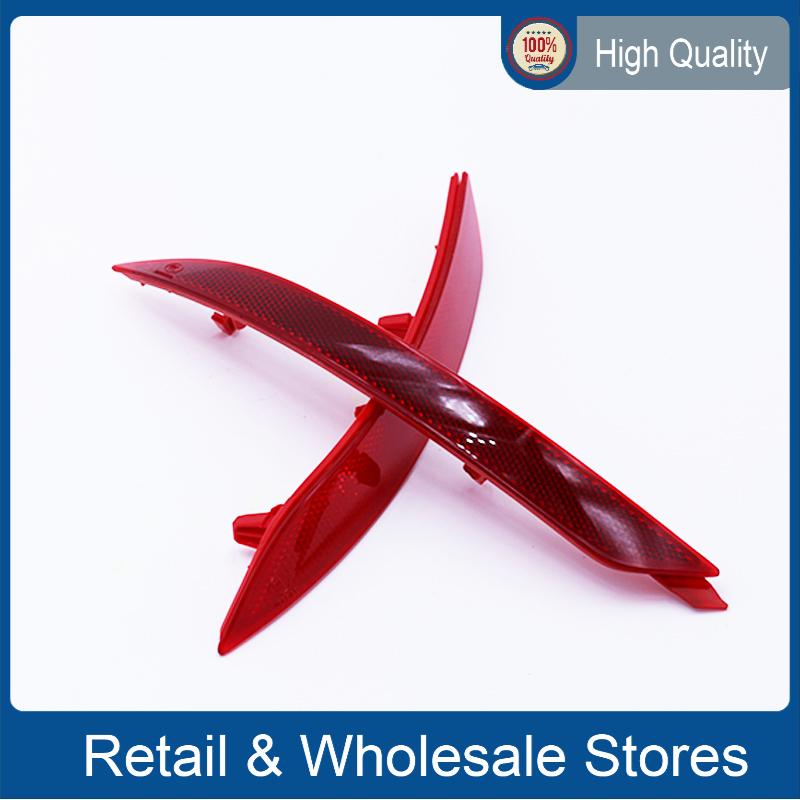 Red Rear Bumper Reflectors Lights Warning Lamps Stop Lamps Brake Lights 5JK945105 5JK945106 For Skoda Rapid Spaceback 2013- 1pc right