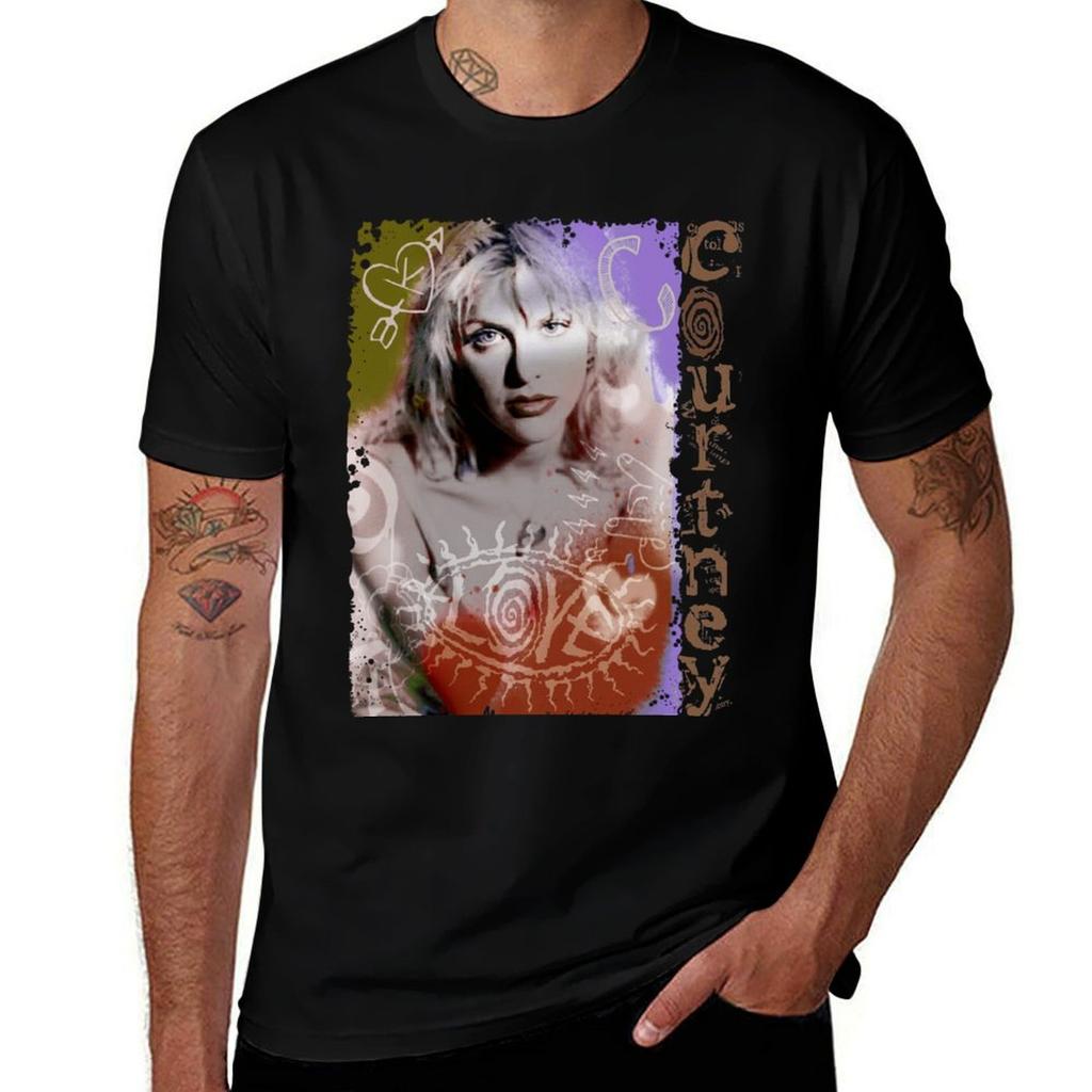 Courtney Love Earth 90s Tshirt Comfortable Work Wear Tee Tshirt