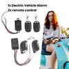 Remote Control Electric Scooter Alarms Security Systems Waterproof Dustproof Moped Remote Control Anti-Theft Alarm