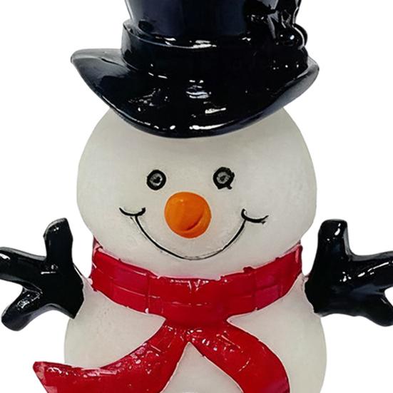 LED Snowman Night Light USB Powered Color Changing Soft Glowing Light Transparent Plastic Christmas Decoration