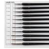 Borrence Miniature Hook Line Pen Art Paint Brushes 4/5/8/10/11pcs for Gouache Acrylic Watercolor Oil Paints Artists Hand Painted