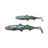Künstlicher Swimbait Salzwasser T-Schwanz Köder 16cm/22cm Weichköder Paddelschwanz Angelköder Swim Baits
