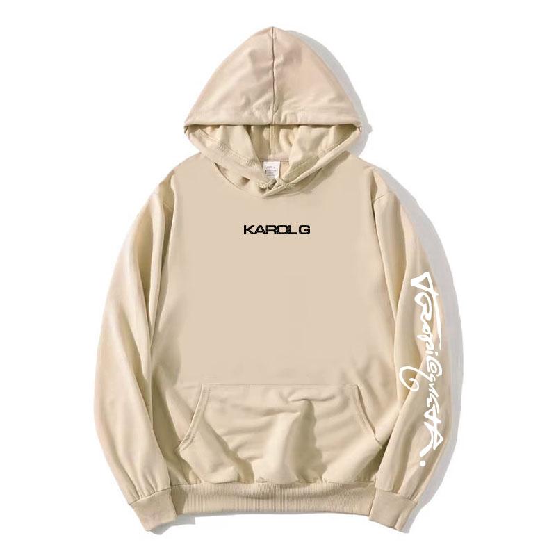 Tropicoqueta Hoodie KAROL G Album Printing Sweatshirts Long Sleeve Female Hooded Pullovers Fleece Warm Streetwear