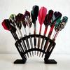 Suporte de Dardos com 27 Compartimentos Grande Capacidade Suporte de Armazenamento Organizado Organizador de Tabela de Dardos para Decoração de Bar Doméstico e Sala de Jogos com Tema Grego