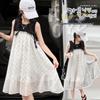 Girls' Summer Lace Princess Dress - Stylish Children's Vest Skirt