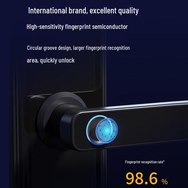 Gesky Smart Fingerprint & Access Control Door Lock CN plug (adapter included)