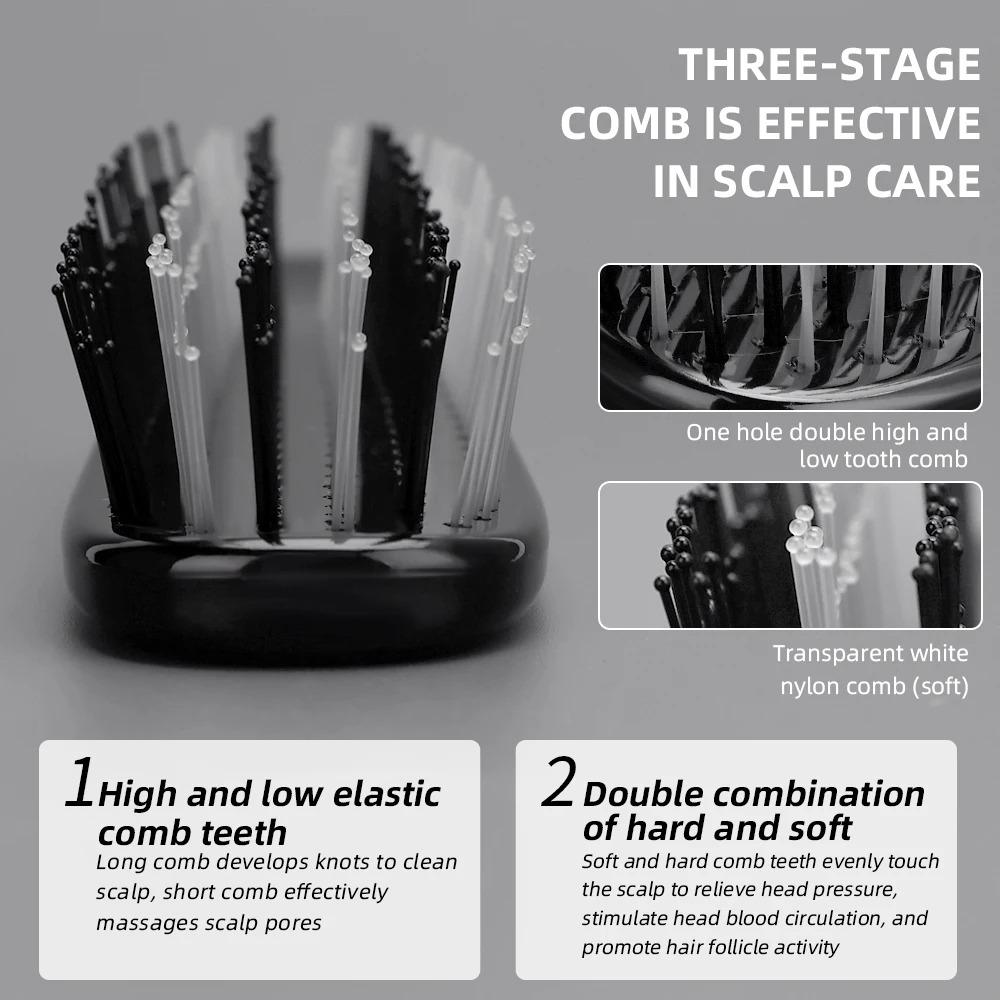 Plastic Pro Hairdressing Combs Anti Static Curly Hair Comb DIY Detangling Hair Brush  Barbershop
