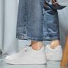 Men Low‑top White Skate Sneakers Casual Shoes for Male Students