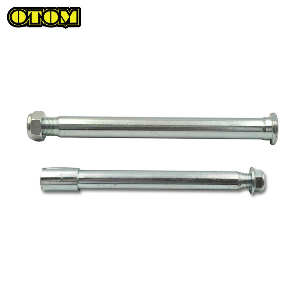 For HONDA Motorcycle Front Rear Wheel Hub Axle Axis WIth Nut Accessories CRF250R CRF250X CRF450R CRF450X 2002-2019 Pit Dirt Bike