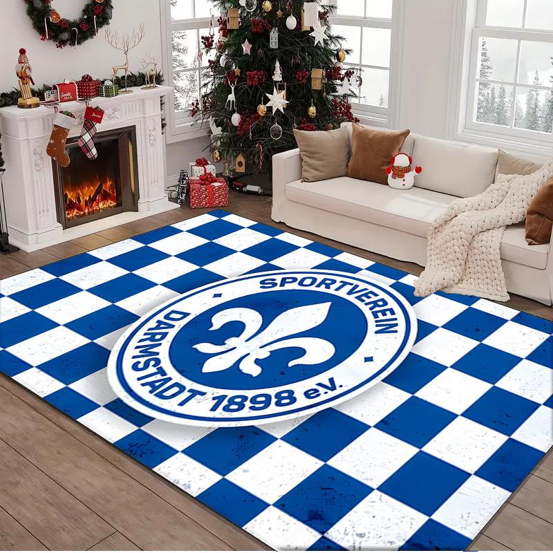 1PC Rug Sport Darmstadt Carpet, Chair Rug,Area Rug for Office Bedroom Living Rooms Bedroom, Doormat Decor Christmas Fan Gifts
