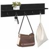 Wall Mounted Nightstand Wall Bracket Black Oak Look