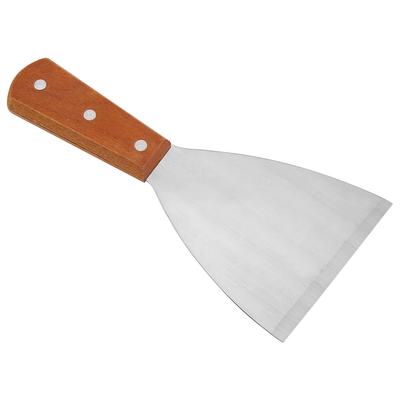Acero Inoxidable Antiadherente Resistente al Calor Espátula Volteador para Barbacoa Bistec Herramienta de Cocina