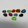 15 Pcs Natural Sapphire Lot 6x4 Mm   Loose Gemstone Mix Color Pear Cut