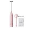 Electric Stirrer Milk Frother Handheld Stainless Steel Mixer Low Noise Rechargeable Electric Coffee Household Egg Whisk