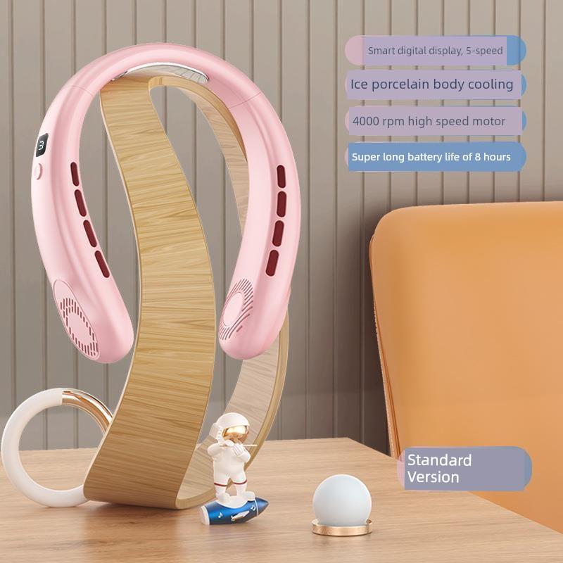 2026 New Model Outdoor Office-Specific Neck-Hanging Fan, Portable Mini Fan with Ultra-Long Battery Life