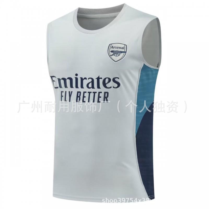 25/26 New Arsenal Jerseys Short-sleeved Sleeveless Training Clothes Casual Vest Football Team Sportswear XXL