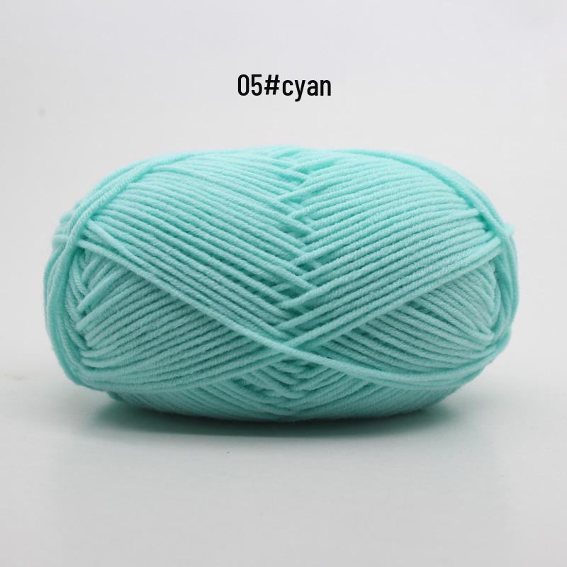 Medium Thick Handmade Cotton Baby Yarn for Knitting, Crochet, and DIY Projects