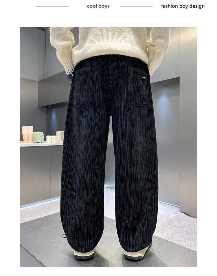 Boys' Trendy Street Style Loose Casual Sports Pants for Spring & Autumn 2025