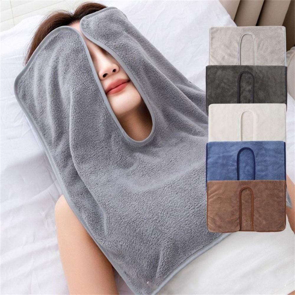 Thickened Microfiber Treatment Neck Towel Comfortable Spa Massage Facial Towel SPA Equipment
