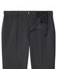 MUSINSA STANDARD Lightweight Relaxed Tapered Hidden Banding Crop Slacks [Gunmetal]
