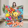 Die erstaunliche Welt von Gumball Decke Kuschelig Weich Überwurfdecken für Sofa 50x60 Zoll Mehrere Größen Teppichstück