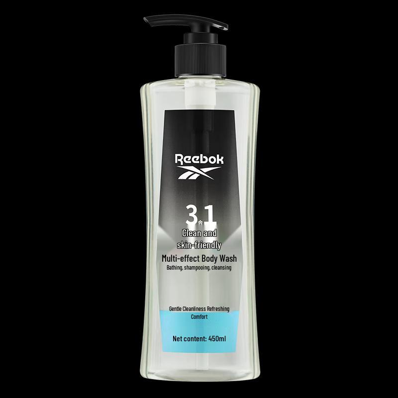 Reebok Men's 3-in-1 Hair, Face & Body Wash, 450ml