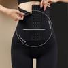 Pantaloni Modellanti Senza Cuciture a Vita Alta con Controllo Pancia e Bottoni Regolabili