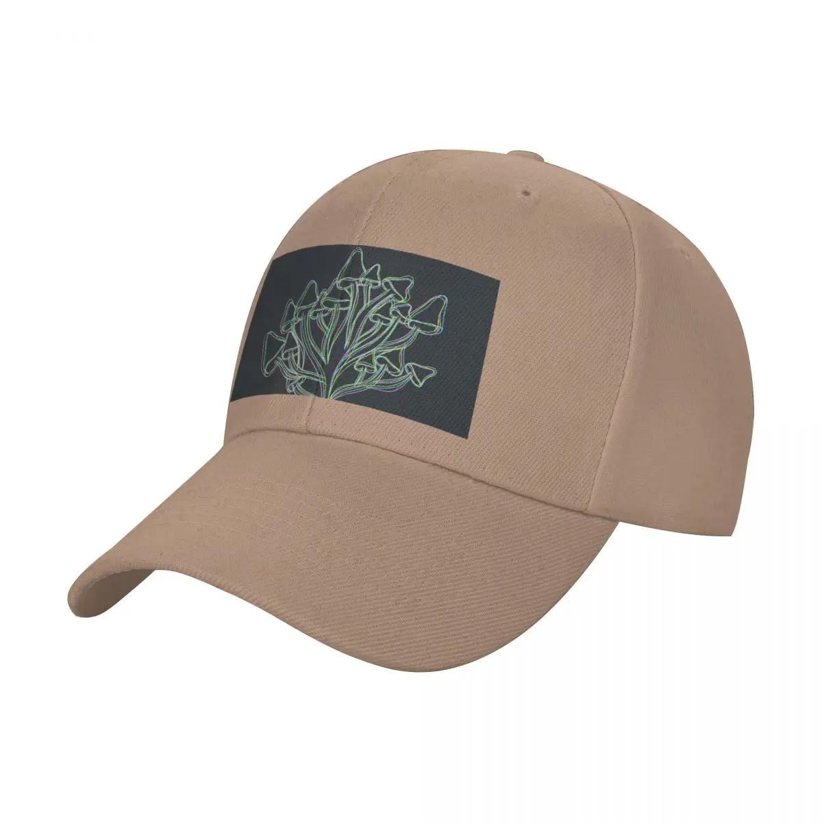 

Trippy Mushroom Tree Baseball Cap Rugby Vintage Hat men For Man Womens