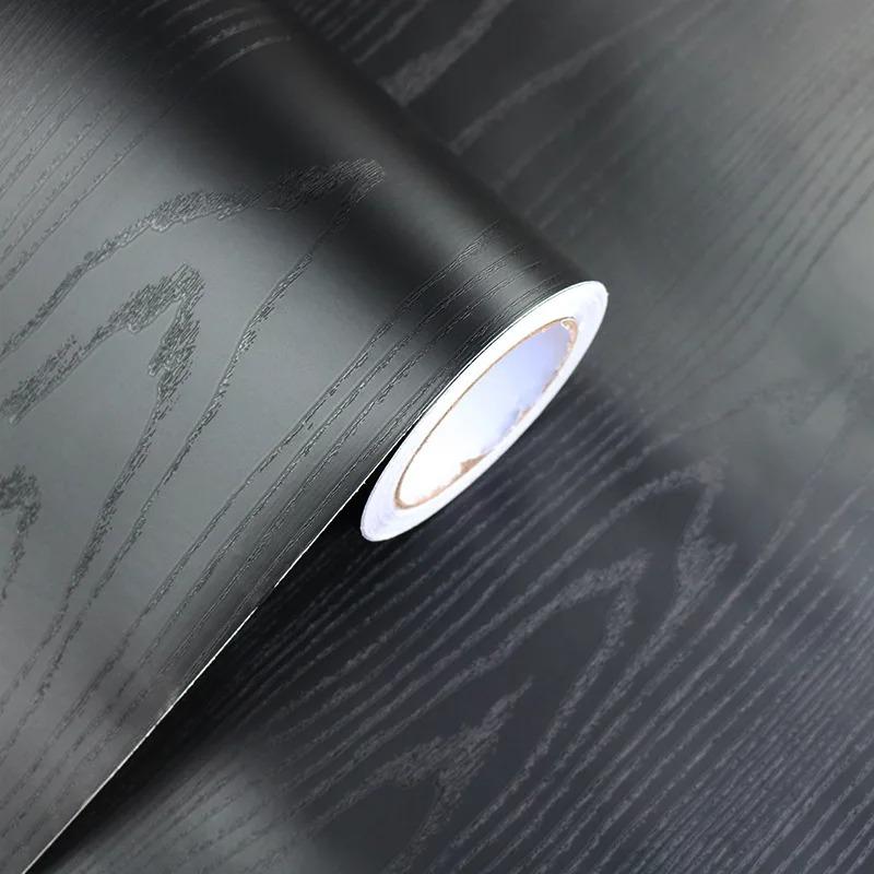 PVC Waterpoof Matte Wallpaper Dark Green Vinyl Self-Adhesive Stickers for Wall Furniture Livingroom Contact Paper Home Decor