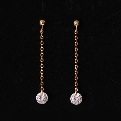 Simple Designer Cute Earrings 14K Gold Filled Earring Jewelry Zircon Charm Simple Earring for Women