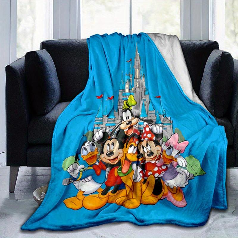 1pc, Disney Characters Blanket Home Decor, Couch Throw, Outdoor, Gift for Friends, Flannel Coverlet, Bedroom, Living Room, Travel