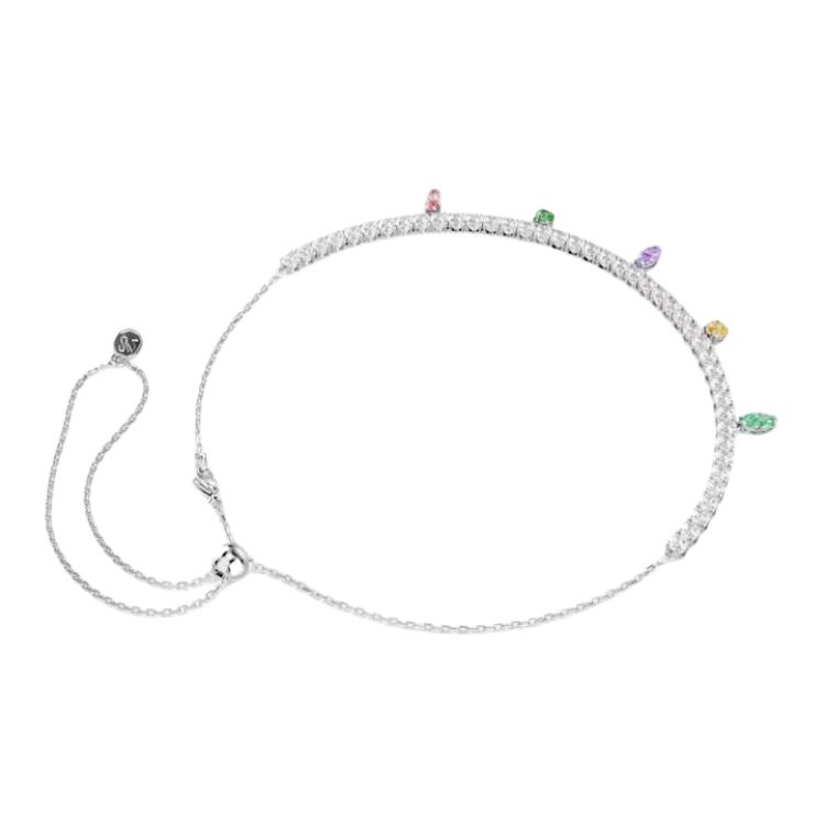 Swarovski Ariana Grande Mixed Cut Cubic Zirconia 22K Gold Necklace Women Necklace White 5737422